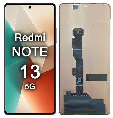 Tela Oled Display Frontal Para Xiaomi Redmi Note 13 5G Sem Aro