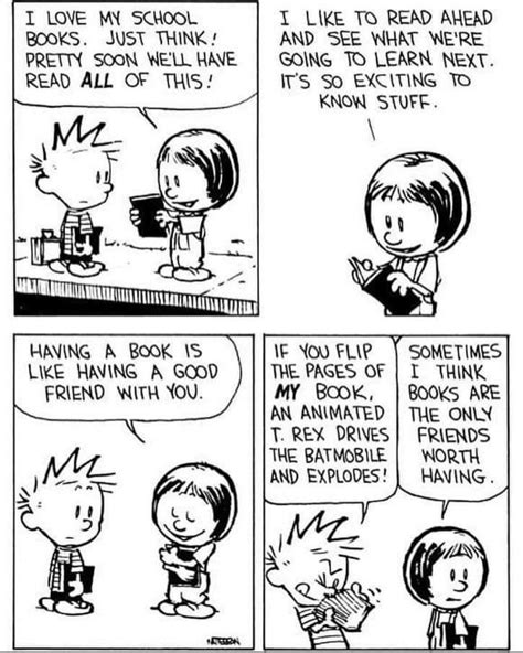 Calvin And Hobbes Quotes Calvin And Hobbes Comics Funny Cartoons