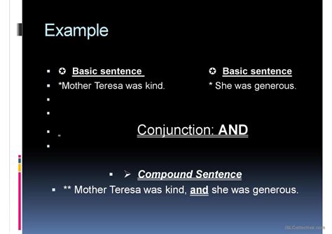 CONJUNCTİONS And but or so general g English ESL powerpoints