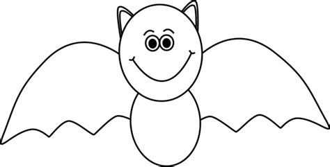 Black And White Bat Clip Art Black And White Bat Image