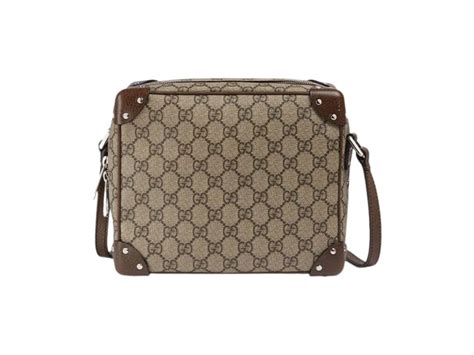 Sasom Gucci Gg Supreme Trunk Cross Body Bag