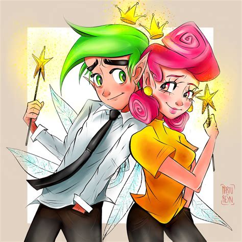 Fairly Odd Parents Cosmo And Wanda Fan Art