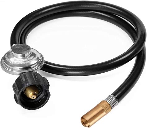 Gassaf 5 Ft Propane Adapter Hose With Griddle Regulator Griddle Gas Conversion Kit