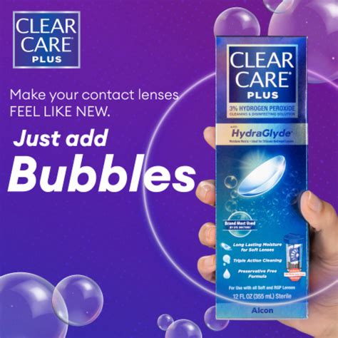 Clear Care® Plus Cleaning And Disinfecting Solution 12 Fl Oz Kroger