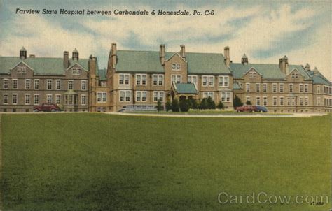 Fairview State Hospital Waymart Pa Postcard