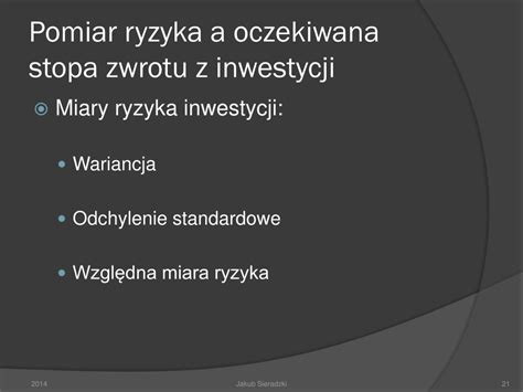 Ppt Zarz Dzanie Portfelem Inwestycyjnym Powerpoint Presentation Free