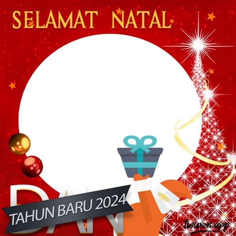 Twibbon Natal Dan Tahun Baru Png