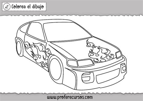 Dibujos De Coches De Carrera Para Colorear