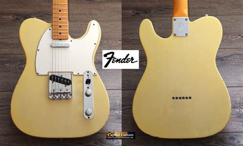 Fender Telecaster Maple Cap Lbs Trans Blonde On Ash Guitars