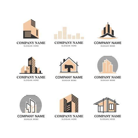 Creative Modern Construction Logo Design Concept 16307989 Vector Art At