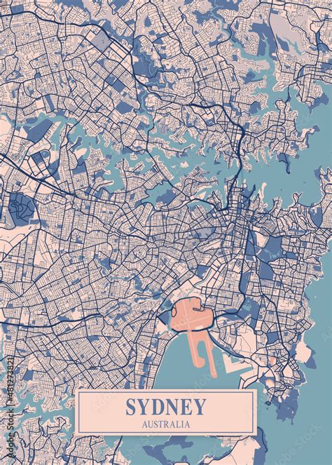 Detailed Map Of Sydney Camile Violetta