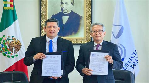 Firman Fiscalía y Poder Judicial de Oaxaca convenio de colaboración