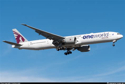 A7 BAF Qatar Airways Boeing 777 3DZER Photo By Andrew Lesty ID