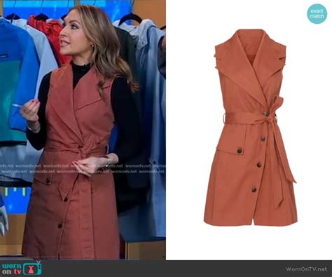 Wornontv Loris Pink Sleeveless Trench Dress On Good Morning America Lori Bergamotto