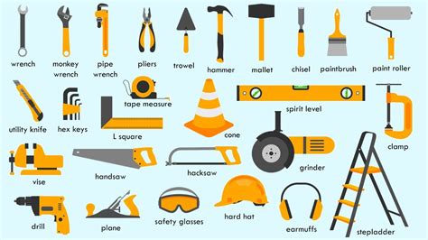 45+ Construction Tools List with Images for Building Construction ...