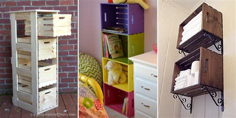 20 Wood Crate Storage Ideas To Organize Your Stuff