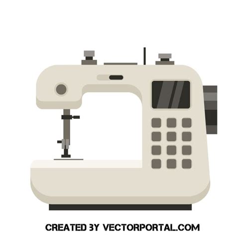 Sewing machine clip art Royalty Free Stock SVG Vector and Clip Art