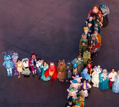 140 Disney Characters Come Together To Create The World's Best Hashtag