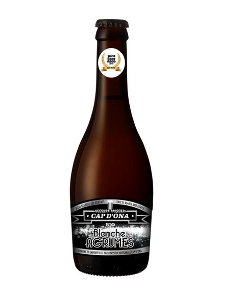 Bière Blanche aux Agrumes BIO 33cl CAP D ONA