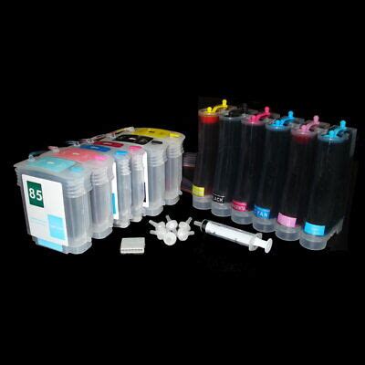 CISS für HP 84XL 85XL Tinte refill ink set Druckertinte Nachfüll Tinte