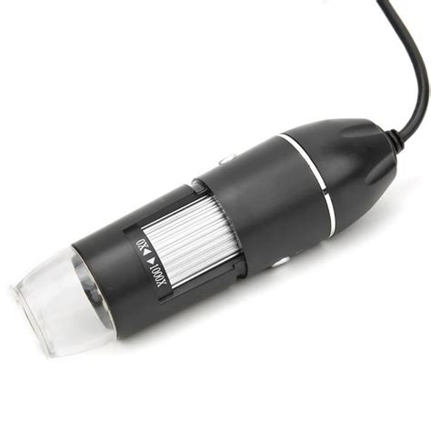 Microscope numérique USB CIKONIELF LED 50X à 1000X Blanc Cdiscount