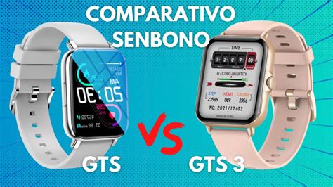 Comparativo Smartwatch Senbono Gts Vs Senbono Gts Smartwatch Bonito