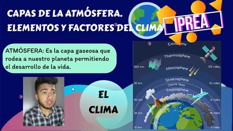 Capas De La Atmósfera Elementos Y Factores Del Clima Youtube