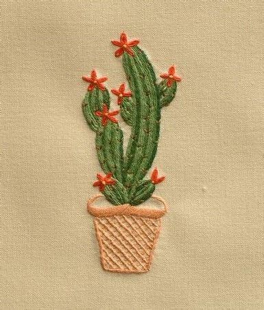 Pin By Donna Harris On Embroidery Baskets Vases Cactus Embroidery