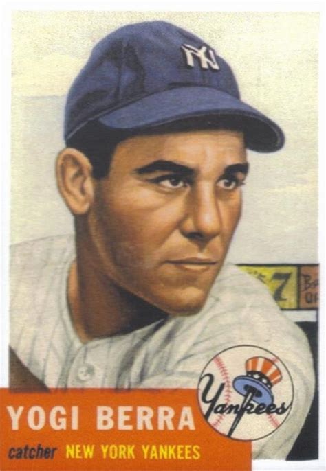 Yogi Berra Baseball Card New York Yankees 1991 Topps Archives 1953 104