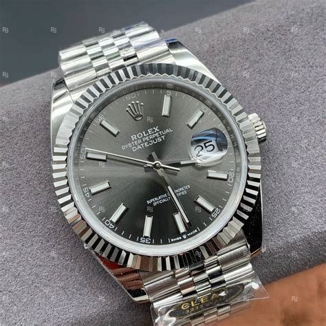 Rolex Datejust Clean Factory Ref Gri Kadran Jubilee Kordon