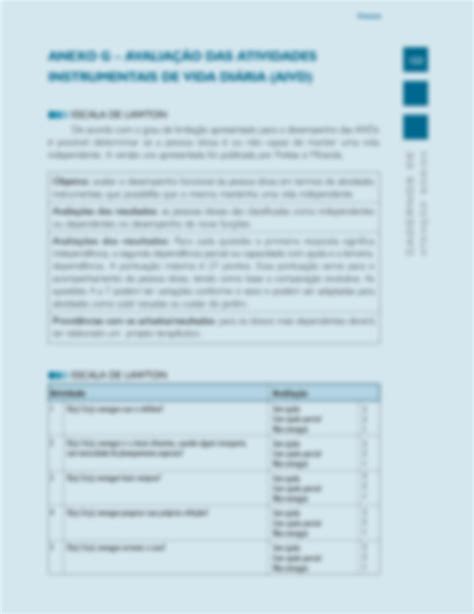 Solution Escala De Katz Avd B Sicas E Escala De Lawton E Brody Avd