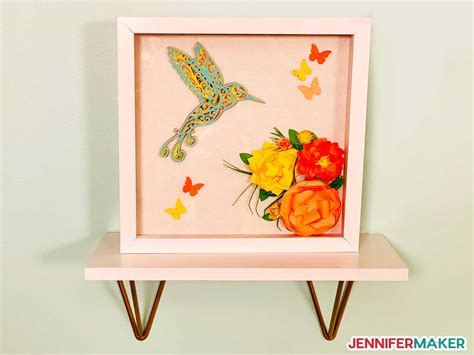 Hummingbird Svg Make A 3d Layered Design With Your Cricut Jennifer Maker