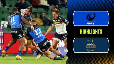 Super Rugby Pacific 2023 Force V Brumbies Rd 13 Highlights YouTube