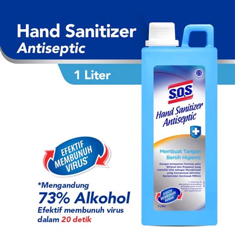 Jual Sos Hand Sanitizer Antiseptic Botol Refill Liter Shopee Indonesia