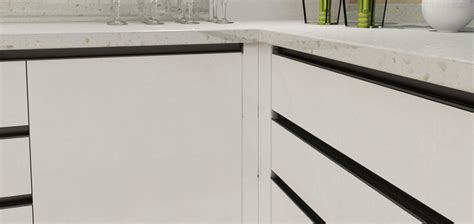 OPPEIN Modern White High Gloss PVC Kitchen Cabinet OP15 PVC05 OPPEIN