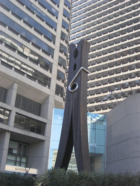 Claes Oldenburg Sculpture Clothespin 1976 Is Best Described as