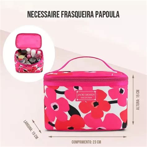 Necessaire Feminina Viagem Organizador Cosm Ticos Maquiagem Cor F Csia