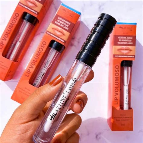 Gloss Lip Volumoso Aumenta Boca Vegano Max Love Ml Shopee Brasil