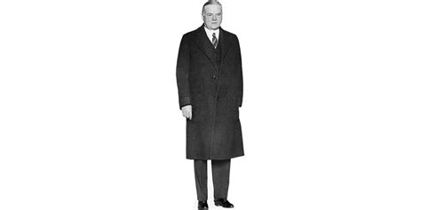 Herbert Hoover Bw Cardboard Cutout Celebrity Cutouts