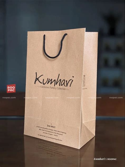 Printed Medium Brown Paper Bags Capacity 5 Kg At Rs 13piece In