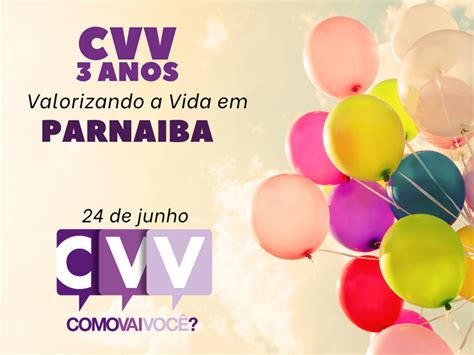 CVV Parnaíba completa 03 anos ofertando apoio emocional gratuito