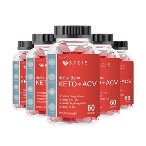 5 Activ Keto Activ Nutri Health Active Boost Keto Acv Gummies