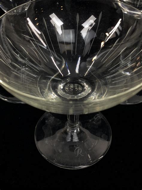 Lot Pc Rosenthal Crystal Tulip Rays Stemware