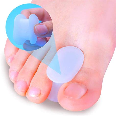 Povihome Pack Toe Spacers Separators Thick Bunion Corrector