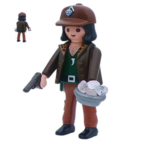 Figurine Playmobil Homme Avec Bijoux Et Pistolet Eur Picclick Fr