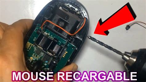 Transformando Un Mouse Hp Para Hacerlo Recargable Youtube