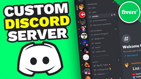 Create A Custom Discord Server To Suit Your Needs By Raidindawgz Fiverr