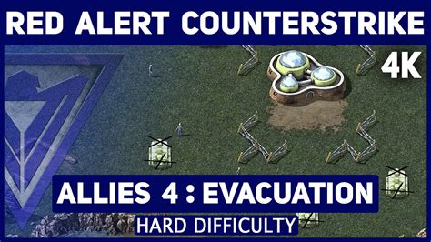 Red Alert Counterstrike Remastered 4K Allies Mission 4 Evacuation