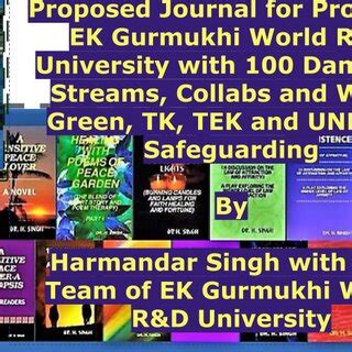 Drafting Image For The Proposed Journal For Proposed EK Gurmukhi World