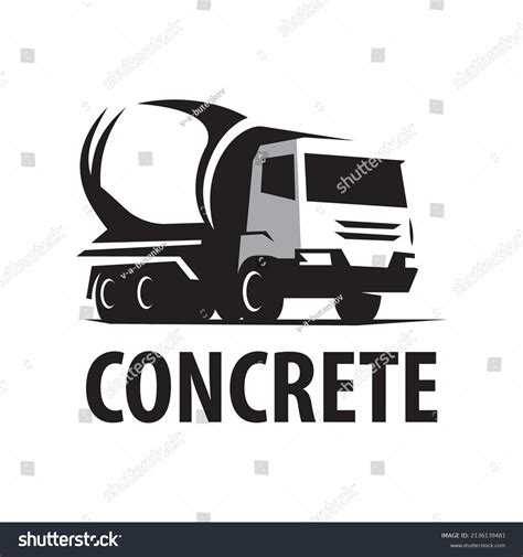 Vector Logo Sale Concrete Cement Stock Vector (Royalty Free) 2136139481 ...